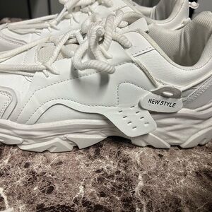 White Chunky Sneakers